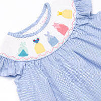 Dress-Up Dreams Smocked Legging Set, Blue