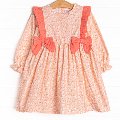 You're a Peach Side Tie Dress, Orange