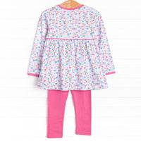Heart to Heart Pocket Legging Set, Pink