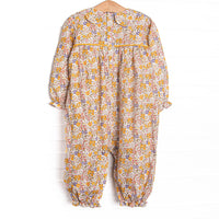 Many a Mums Smocked Romper, Yellow
