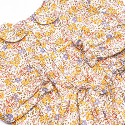 Many a Mums Smocked Romper, Yellow