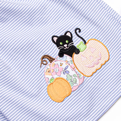 Purr-fect Patch Applique Dress, Purple
