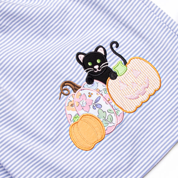 Purr-fect Patch Applique Dress, Purple