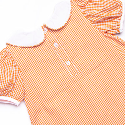 Boo! Embroidered Bubble, Orange