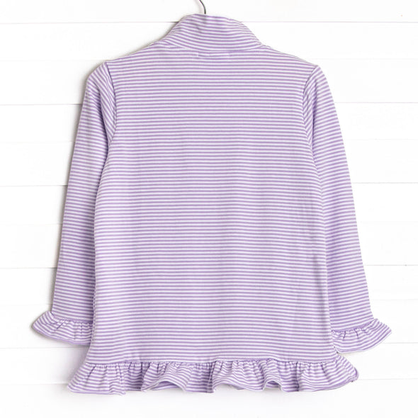 Wrapped in Ribbons Embroidered Pullover, Purple