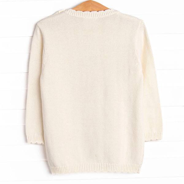 Pretty Pirouette Sweater, White