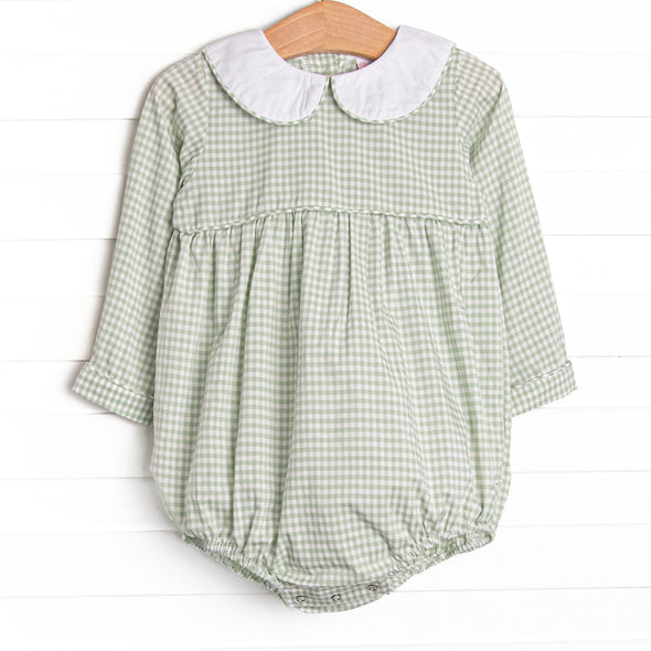 Garden Gingham Bubble, Green