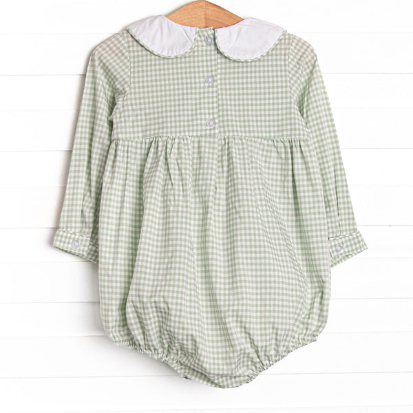 Garden Gingham Bubble, Green