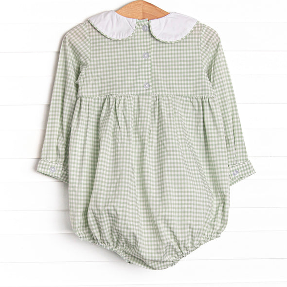 Garden Gingham Bubble, Green