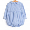 Zoo Park Pals Smocked Boy Bubble, Blue