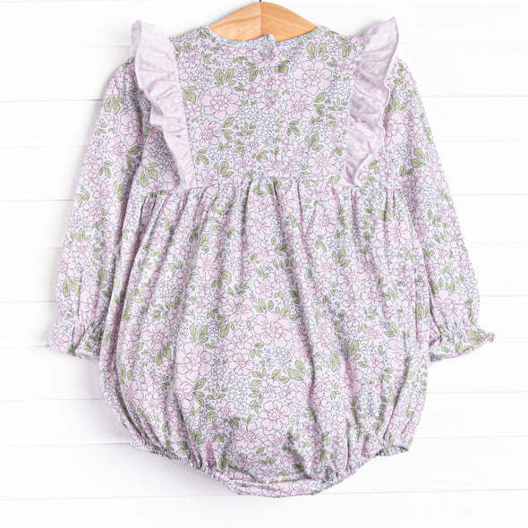 Gingham Gardenias Bubble, Pink