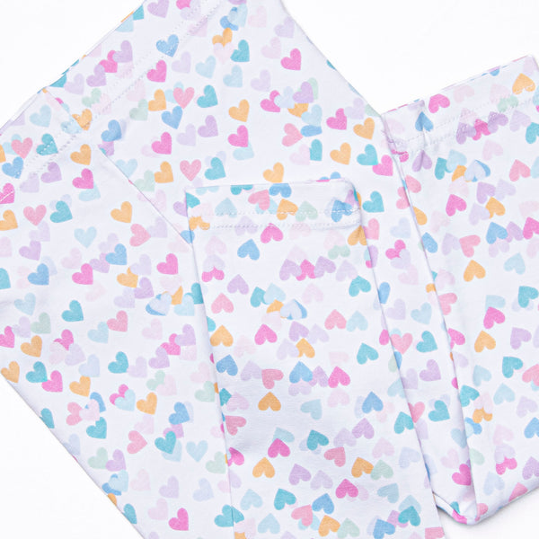Heart to Heart Legging Set, Pink
