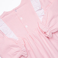 Classic Caroline Legging Set, Pink Gingham