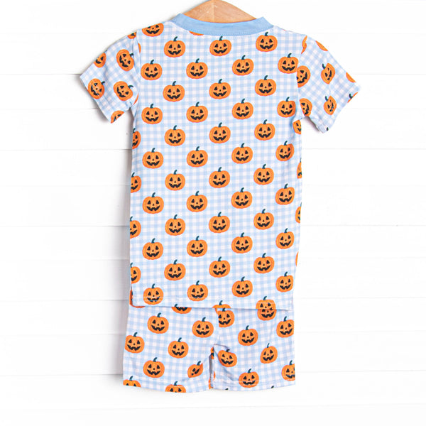 Jack Attack Bamboo Pajama Short Set, Blue