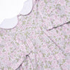Gingham Gardenias Legging Set, Pink