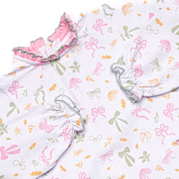Fall Frenzy Ruffle Neck Pocket Dress, Pink