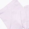 Gingham Gardenias Legging Set, Pink