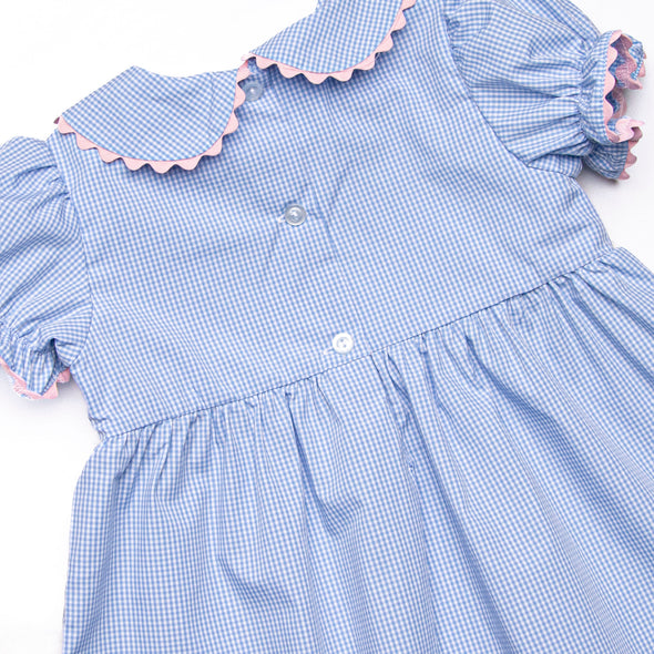 Zoo Park Pals Smocked Legging Set, Blue