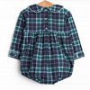 Campbell Long Sleeve Bubble, Navy Plaid