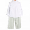 Garden Gingham Pant Set, Green
