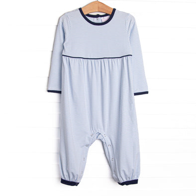 Charles Romper, Light Blue Stripe