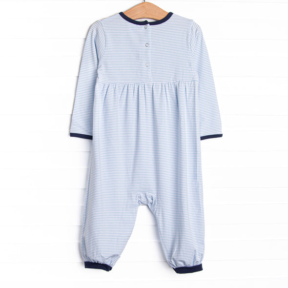 Charles Romper, Light Blue Stripe