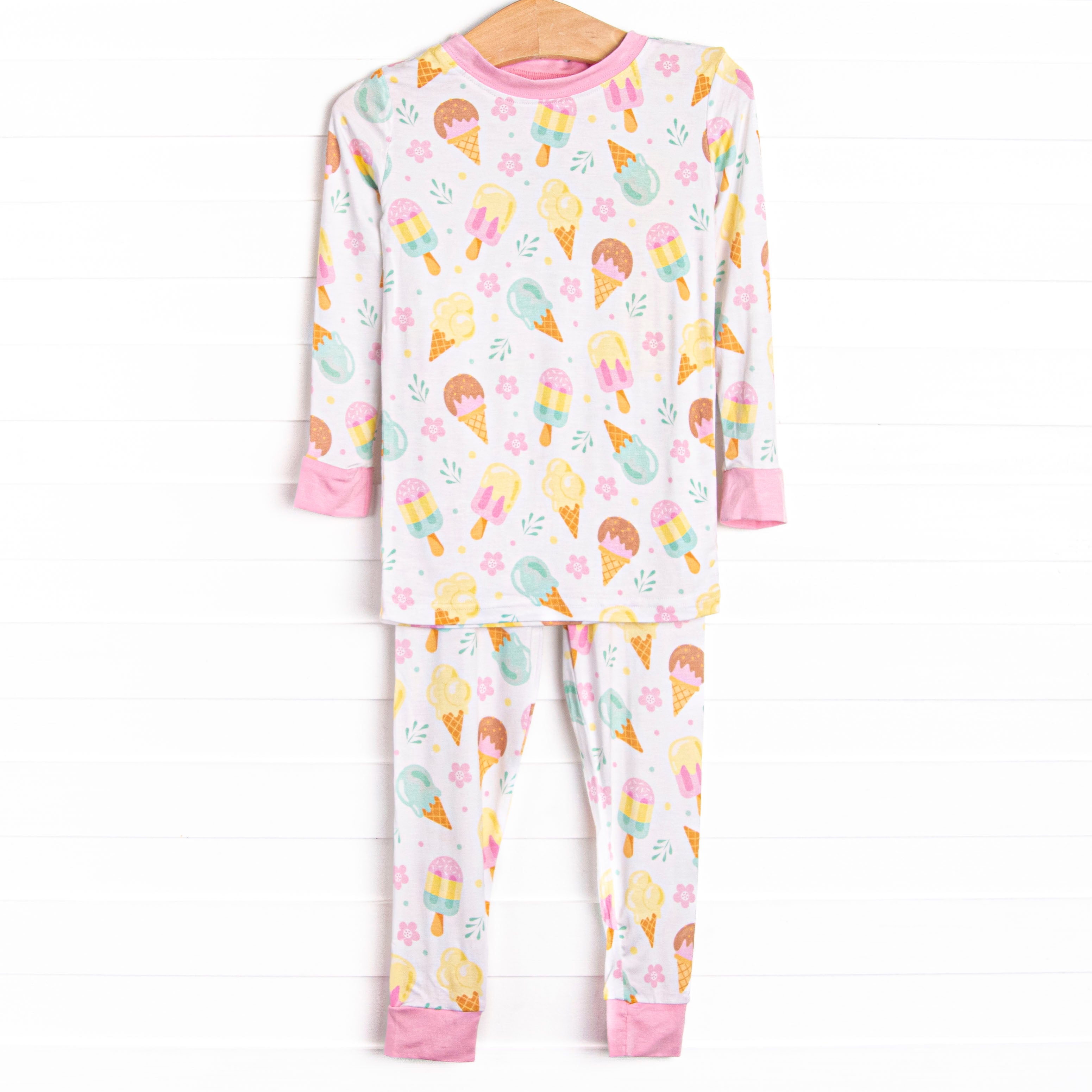 アイドル FREEZER x TSNW PAJAMAS SET Ice Cream Dreams Bamboo Pajama Set, Pink – Stitchy Fish