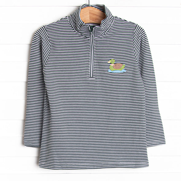 Mr. Mallard Embroidered Pullover, Green
