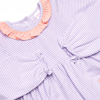 Little Boo Thing Applique Legging Set, Purple