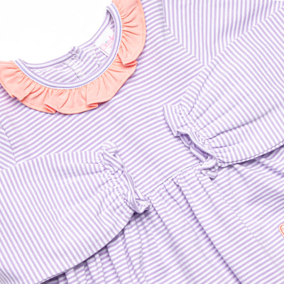Little Boo Thing Applique Legging Set, Purple