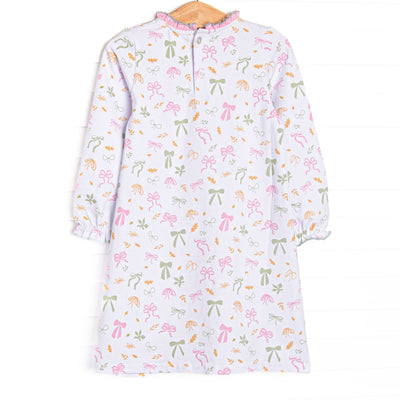 Fall Frenzy Ruffle Neck Pocket Dress, Pink