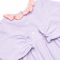 Little Boo Thing Applique Legging Set, Purple