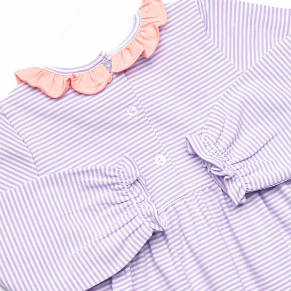Little Boo Thing Applique Legging Set, Purple