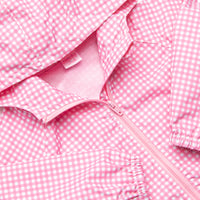 Raincoat, Medium Pink Gingham