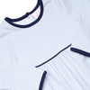 Charles Romper, Light Blue Stripe