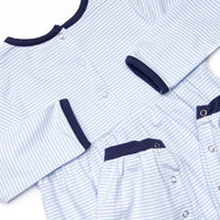 Charles Romper, Light Blue Stripe