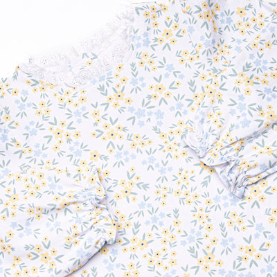Sage Seasons in the Sun  Long Sleeve Dress, Yellow