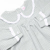 Reed Diaper Set, Green Gingham