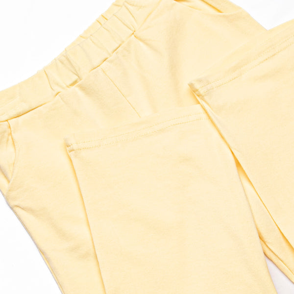 Charles Long Sleeve Pant Set, Yellow and Medium Blue Stripe