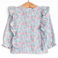 Fan Favorite Florals Top, Green