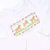 Chasing Tails Smocked Pant Set, Red Check