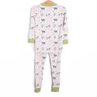 Down South Days Bamboo Pajama Set, Green
