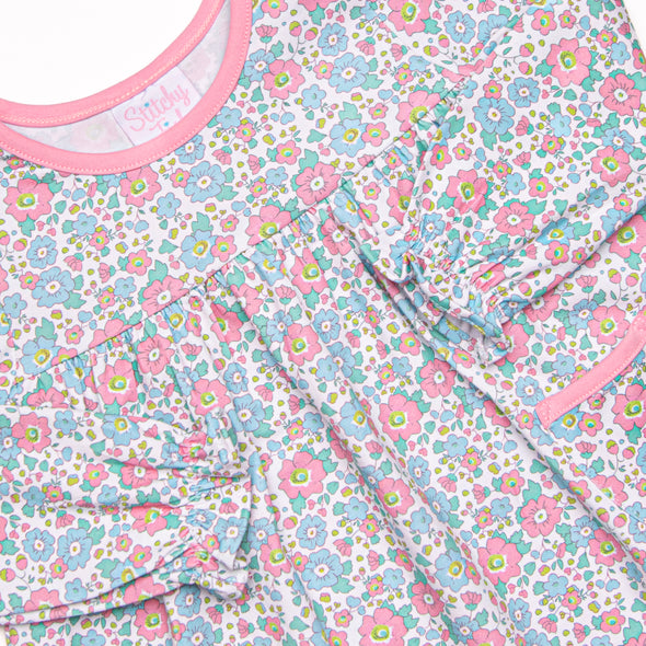Fan Favorite Florals Legging Set, Pink