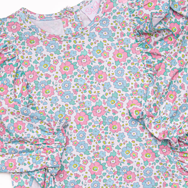 Fan Favorite Florals Top, Green