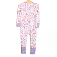 Fairytale Farm Bamboo Zippy Pajama, Purple