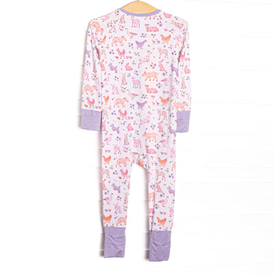 Fairytale Farm Bamboo Zippy Pajama, Purple