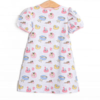 Pool Day Pooch Dress, Pink