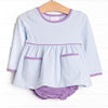 Lucy Pocket Diaper Set, Light Blue Stripe