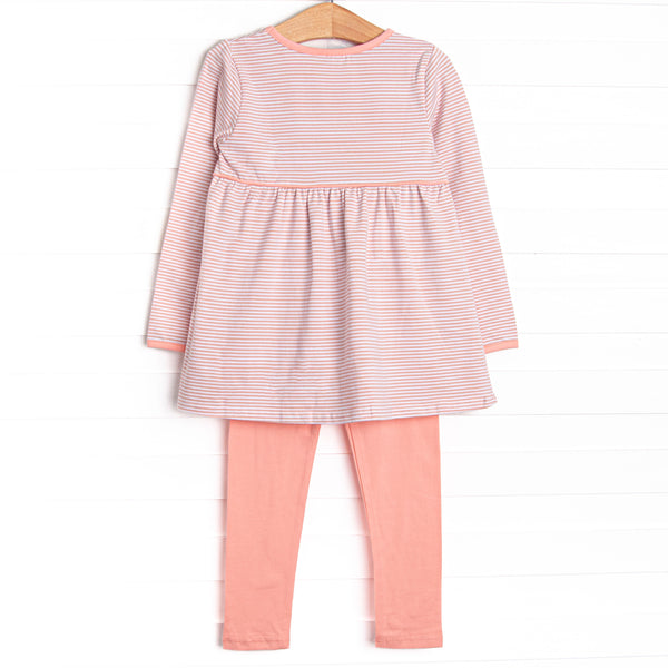 Lexie Legging Set, Dusty Rose Stripe