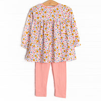 Marigold Market Legging Set, Pink
